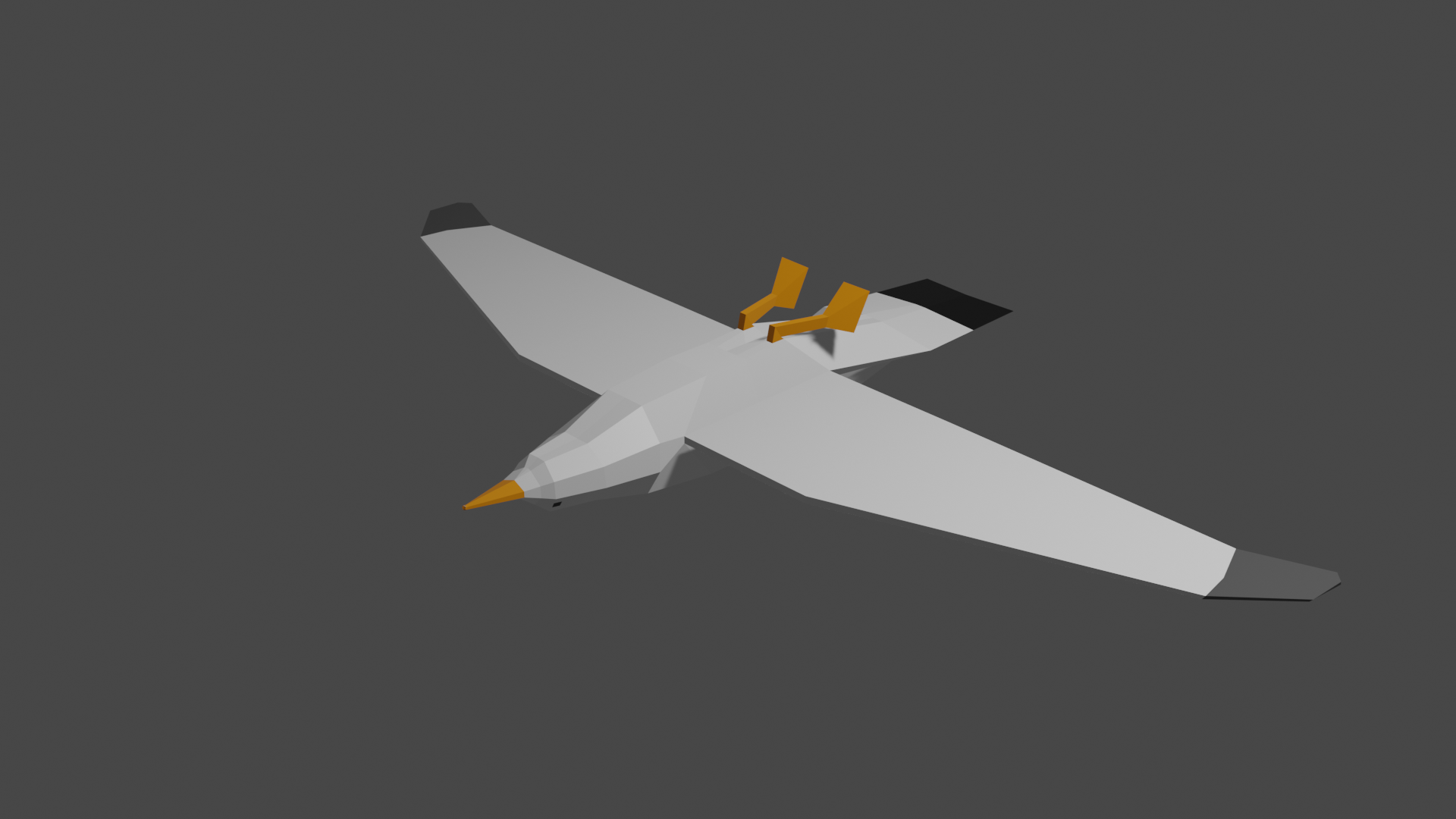 Seagull Low Poly preview image 2